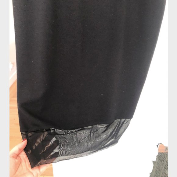 Bailey 44 Mesh Stripe Sheath Dress - Picture 5 of 6